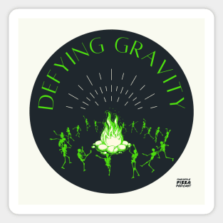 Defying gravity Sticker